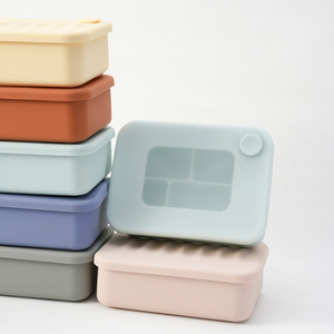 Food Grade <b>Microwave</b> Safe High Temperature Resistant Convenient Sealing Storage Baby Silicone <b>Lunch</b> <b>Box</b> - Product Image 5