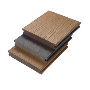 Offre Spéciale WPC platelage bois plastique Composite différentes couleurs solide creux co-extrusion pour <span class=keywords><strong>jardin</strong></span> extérieur brossé extérieur - Product Image 1