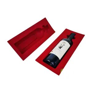 Factory customization Environmentally friendly degradable advanced refined pulp molded red wine tray