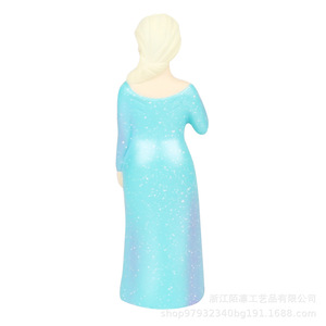 Muñeca Princesa Elsa de TPE, Juguete para Niñas de 5 a 7 Años, Juguete Antiestrés - Product Image 5