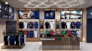 Appendiabiti in metallo personalizzato Display Boutique a parete dalla fabbrica per articoli per la casa e negozi mobili vetrina categoria di prodotto - Product Image 4