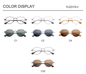 Gọng kính thời trang bền nhẹ cổ điển chắc chắn nửa titan tùy chỉnh hình dạng unisex để trang trí bán buôn - Product Image 2