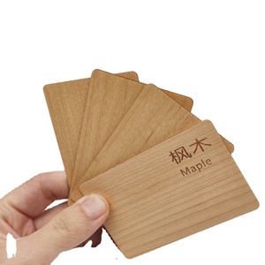Carta NFC in Legno d'Acero Programmabile e Stampabile con Logo Personalizzato, NTAG 213 13.56MHz, Chiavi di Lusso per Hotel, Controllo Accessi Aziendale, Pass per Eventi - Product Image 1