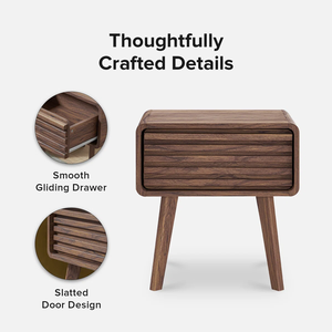 Home Furniture Vietnam Modern Bedroom Furniture Solid Wood <b>BEDSIDE</b> TAB MD13 High Quality Manufactured Wood OEM Nightstand - Product Image 5
