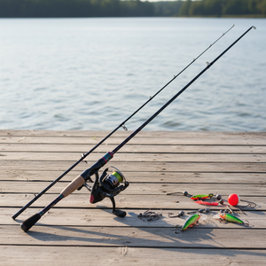 Kit de <span class=keywords><strong>canne</strong></span> à pêche en fibre de carbone avec poignée EVA pour la pêche au bar, au snapper, au <span class=keywords><strong>brochet</strong></span>, au requin, au poisson-chat, à la perche, à la carpe, en eau salée, <span class=keywords><strong>canne</strong></span> à pêche baitcasting, <span class=keywords><strong>canne</strong></span> à pêche pour le bar - Product Image 4