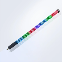 Antenne personnalisée 1.75 pouces COB Hyper Chips Flagpole Light Chasing RGB LED Fat Whip Light avec APP et télécommande RF pour ATV UTV