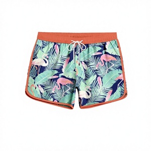 Wholesale Mens Solid Casual Mid Three-point <b>Triangle</b> Net Vintage Swim Trunks Mesh Lining Waterproof Quick Dry Board Shorts - Product Image 3