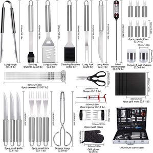 Bộ Dụng Cụ Dao Nĩa Bán Chạy Nhất Bộ Dụng Cụ Nướng Thịt Ngoài Trời Đa Năng Tiện Dụng Bộ Dụng Cụ Nướng BBQ - Product Image 4