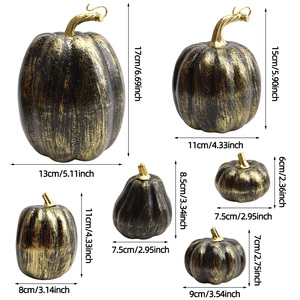 New Product Festive Halloween Pumpkin Artificial Pumpkins for Fall Season for Thanksgiving Tabletop Decoration - Product Image 5