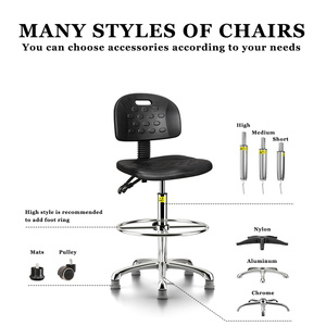 ESD chống tĩnh PU bọt phòng thí nghiệm ghế với bụi-miễn phí tựa lưng nâng xoay tính năng cho hội thảo & Trường học/phòng thí nghiệm J39 - Product Image 6