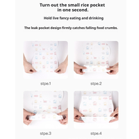 Imperméable Non-tissé 30pcs Doux Mignon Bavoirs Jetables pour Bébé pour Bébés Alimentation Bavoir Fabricant Personnalisé