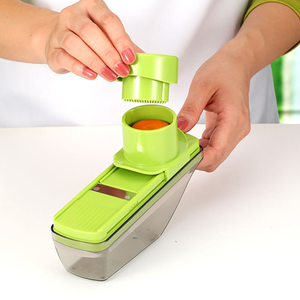 Mini-râpe à zucchini manuelle professionnelle en plastique blanc pour usage domestique - Product Image 1