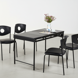 <strong>Small</strong> Wall-Mounted Study <strong>Folding</strong> Dining <strong>Table</strong> Balcony Hanging Flower Rack - Product Image 2