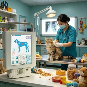 Máquina de Rayos X Veterinaria con Alarma de Luz y Sonido Ajustables, Diseño de Elevación Eléctrica, Salida Rápida de Imágenes de Radiografía Veterinaria HD - Product Image 1