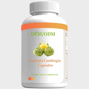 Bio Vegan Garcinia Cambogia Extrakt Kapseln 95% HCA OEM Private Label 500mg Keine Zusatzstoffe Natürliche Garcinia Cambogia Kapseln