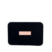 Palette de maquillage vide personnalisable pour cosmétiques, palette personnalisée pour lèvres/bronzer/contour/joues avec miroir, grande palette d'ombres à paupières