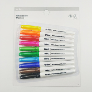 Marcadores de Pizarra Blanca Recargables, Colores Negro, Rojo, Verde y Azul, Marcador de Borrado en Seco - Product Image 5