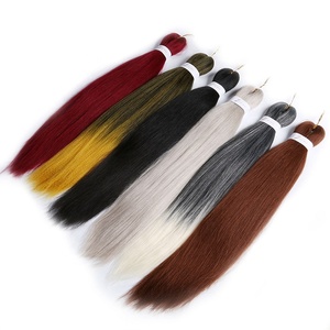 Wholesale French <strong>Curly</strong> Wave Synthetic Braids Pre Stretched Braiding Hair Prestretched Synthetic Crochet Braid Hair <strong>Attachment</strong> - Product Image 5