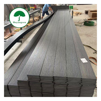 Planche de terrasse en WPC noire imperméable, composite, anti-UV, pour jardin, patio, extérieur, terrasse en bois, sol extérieur