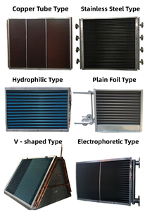 不锈钢翅片管冷凝器风扇风冷铜管换热器，用于农用空调冷却应用 - Product Image 4