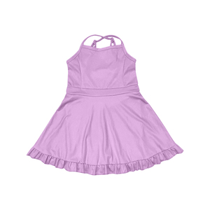 GSSO3139 Conjunto de Ropa Infantil Personalizado al por Mayor para Niña Pequeña, Estampado de Mariposas con Rayas Rosas, Estilo Casual sin Mangas para Otoño - Product Image 3