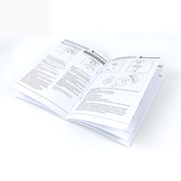 Flyers, brochures et manuels d'instructions imprimés sur papier offset personnalisés avec pelliculage, impression de posters sur mesure