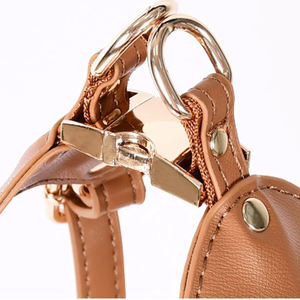 High End Qualidade Luxo Temático Teddy Soft Vegan Pequeno Cão Arnês De Couro Custom Designer logotipo Pet Harnesses Atacado - Product Image 3