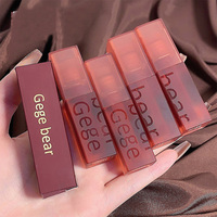 Gege bear – rouge à lèvres en velours mat rose cerise, Gloss liquide, hydratant, longue durée, Sexy, rouge, teinte, maquillage, cosmétique coréen