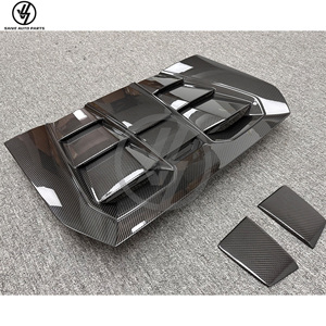 Dry Carbon Fiber <b>Engine</b> Cover for Lambo Huracan EVO Spyder Carbon Front <b>Hood</b> <b>Engine</b> Cover Bonnet Car Body Kits Parts - Product Image 5