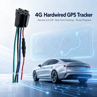 Car Security Vehicle Tracker GPS with Vibration Sensor Remote Engine Cut Waterproof 2G PC Compatible Professional Fleet Tracker
