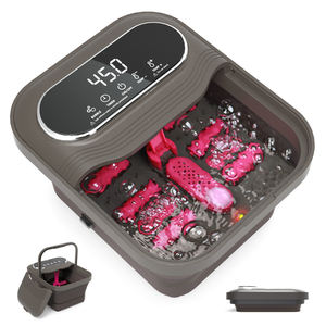 Máquina de Masaje de Pies con Hidromasaje Eléctrico de Calentamiento Rápido, Plegable, con Burbujas, para Pedicura y Spa - Product Image 1