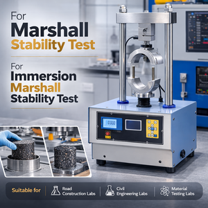 Computergestützte Marshall-Stabilitätsprüfmaschine für Asphaltmischungen im Labor - Product Image 4