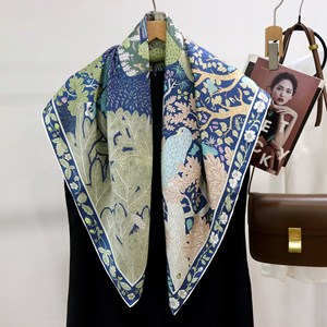 90x90cm 14 Momme Twill Mulberry <b>Silk</b> <b>Square</b> <b>Scarf</b>, New Arrival Wholesale Women Fashion Shawl Neck - Product Image 1