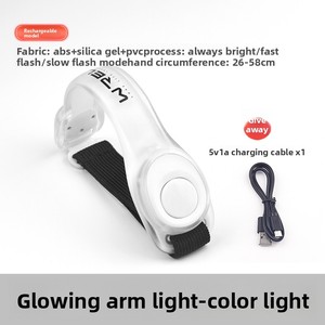 Bracelet de <span class=keywords><strong>sport</strong></span> réfléchissant LED étanche WRELS pour l'exercice en extérieur, portable et réglable, pour la sécurité nocturne - Product Image 5
