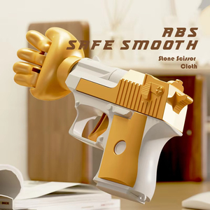 Jeu de société de bureau personnalisé avec logo, jouet de décompression original, pistolet de devinettes, accessoires pour fêtes de famille et clubs, Pierre, Papier, Ciseaux, Pistolet, pour enfants et adultes - Product Image 3