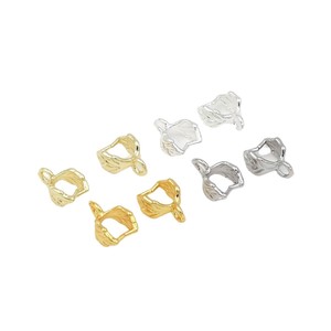 Cierre de doble cara para hojas y semillas, hebilla pequeña chapada en cobre para joyería, clip para colgante DIY B88 - Product Image 5