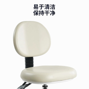 Silla Médica Hewei MC-003F con Respaldo Ajustable y Giratorio para Laboratorio - Product Image 4