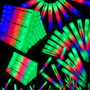 Bastoncini Luminosi in Schiuma LED, Bacchette Lampeggianti a 3 Colori, Accessori per Feste, Matrimoni, Concerti - Product Image 5