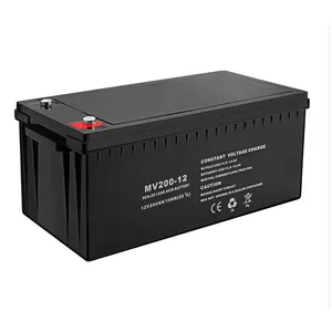 Batterie solaire au plomb à cycle profond AGM Gel 12V 24V 36V 48V 20ah 50ah 100ah 200ah, offre spéciale