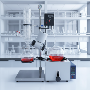 Évaporateur rotatif numérique BIOSTELLAR RE-301 pour usage en laboratoire, bouteille rotative <span class=keywords><strong>de</strong></span> 3 L, haute précision, contrôle <span class=keywords><strong>de</strong></span> température 1C, vide <span class=keywords><strong>de</strong></span> 0,098 MPa - Product Image 1
