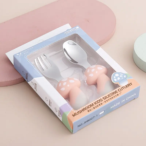 Vajilla para Niños Pequeños, Fácil de Usar, Juego de <span class=keywords><strong>Cubiertos</strong></span> para Niños Pequeños, Libre de BPA, Apto para Lavavajillas - Product Image 4