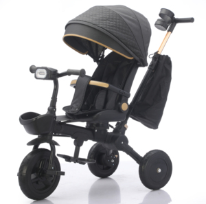 Tricycle multifonctionnel pour enfants avec musique et éclairage, vélo bébé en métal de haute qualité - Product Image 3