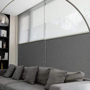 يوم بمحرك وتعتيم ليلي لاسلكي ظلال خلوية مزدوجة الخلية بتنسيق كهربائي أسود - Product Image 2