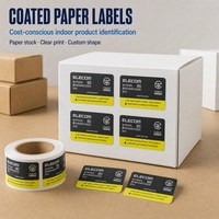 Matériel d'étiquetage par transfert thermique, papier autocollant thermique direct pour codes-barres, expédition, logistique, entrepôt, vente au détail, informations sur les produits