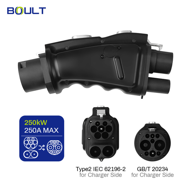 DC Adapter Type2 to GBT Is Suitable for AC Charging Piles of New Energy Vehicles IP54 CE Certified