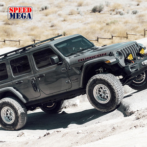 Ruedas Cóncavas Forjadas Personalizadas 8x170 8x180 6x139.7 22x12 22x14 24x12 24x14 26x14 26x16 Negro Brillante Fresado para Camioneta - Product Image 3