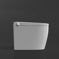 Toilet keramik pintar panas dengan Sensor s-trap otomatis Bidet dengan kendali jarak jauh pemanas tempat duduk kamar mandi Inodoro