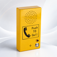 Borne téléphonique d'urgence murale pour la sécurité publique, idéale pour aéroports, métros, banques, écoles et espaces extérieurs