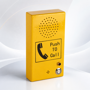 Borne téléphonique d'urgence murale pour la sécurité publique, idéale pour aéroports, métros, banques, écoles et espaces extérieurs - Product Image 1