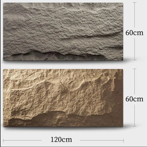 Pu Faux đá tường Bảng điều khiển bên ngoài nhân tạo Polyurethane Granite cho kho và hội thảo bền vật liệu đá cẩm thạch - Product Image 5